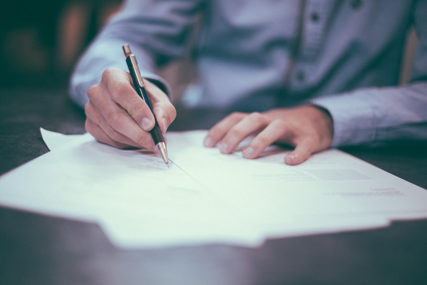 Reviewing debt paperwork